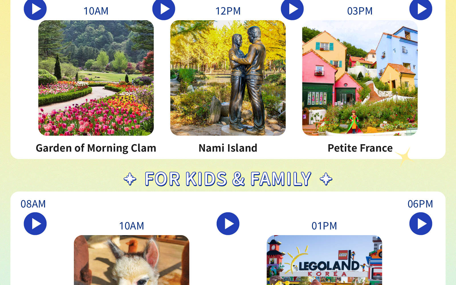 Аренда автомобиля с водителем в Сеуле: туры к Нами/Альпака/Сокчо/Каннын по местам съемок K-драм