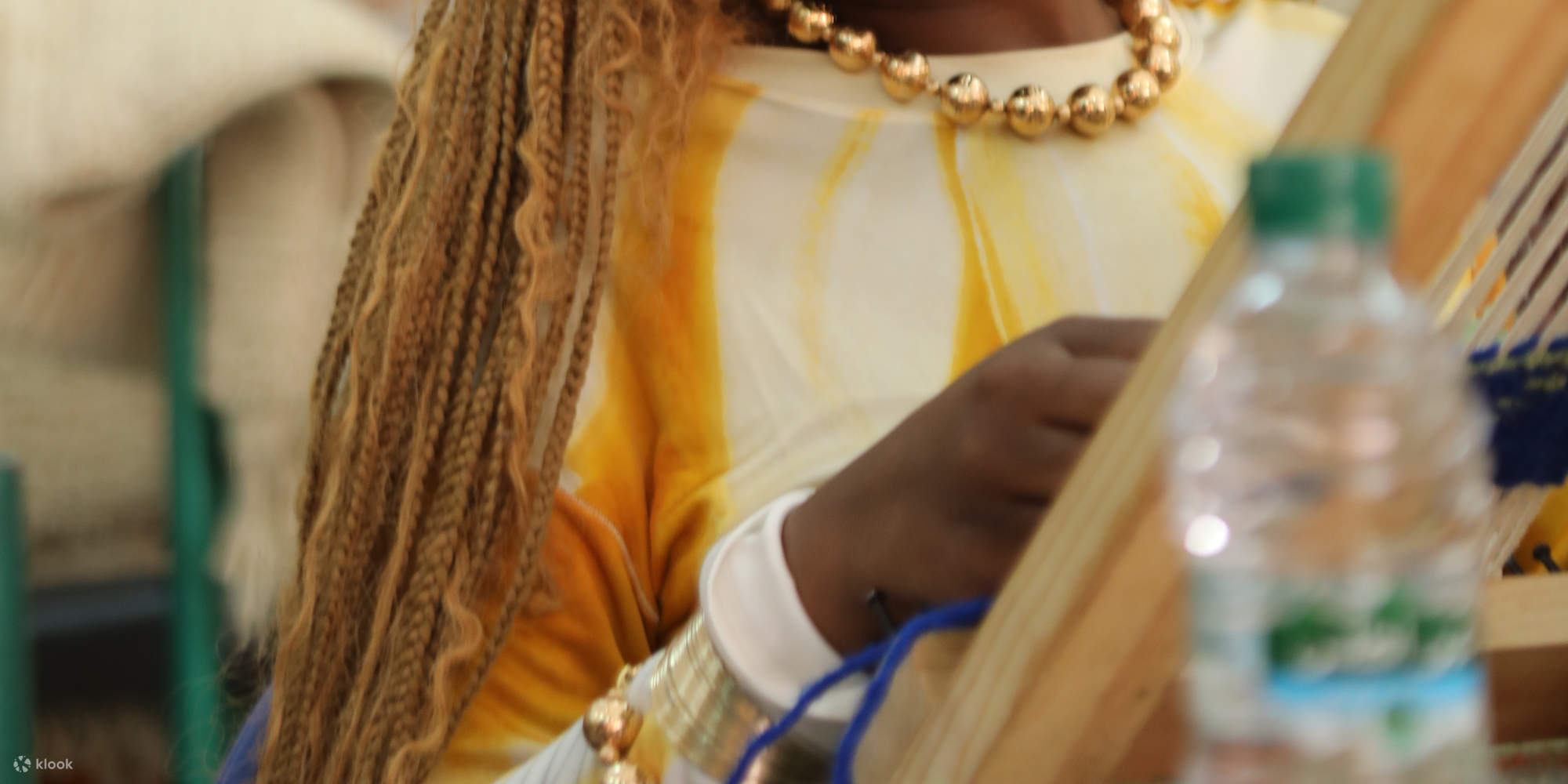 Small Group Rug Making Workshop in Marrakech with kechart