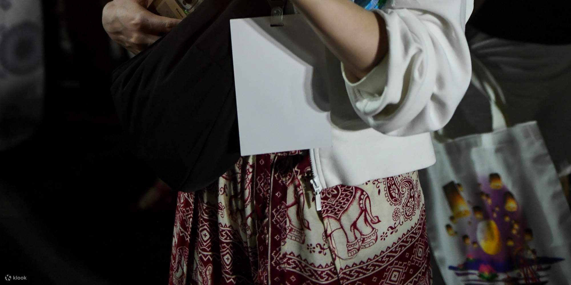 Floating Krathong together.