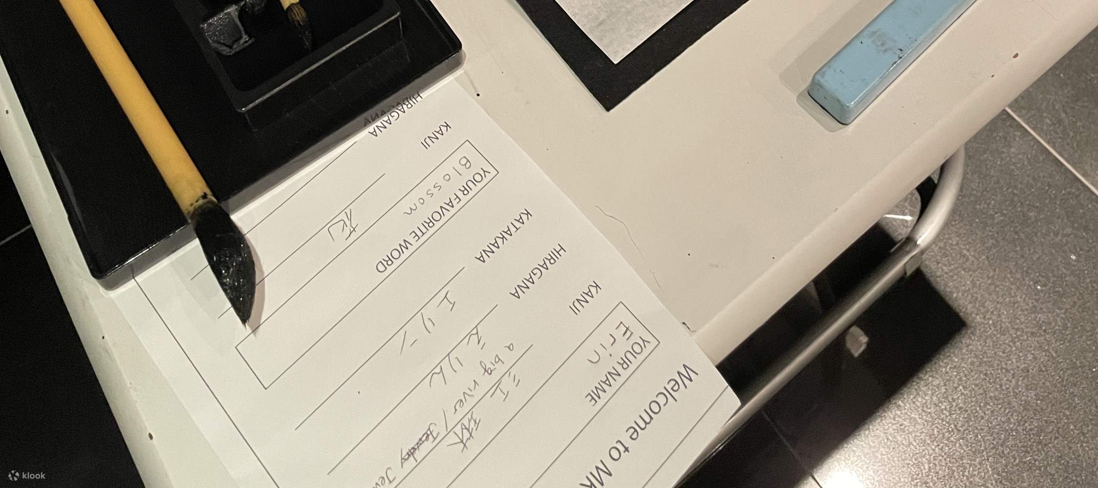 Traditional Shodo Calligraphy Workshop (near Kyoto Station)