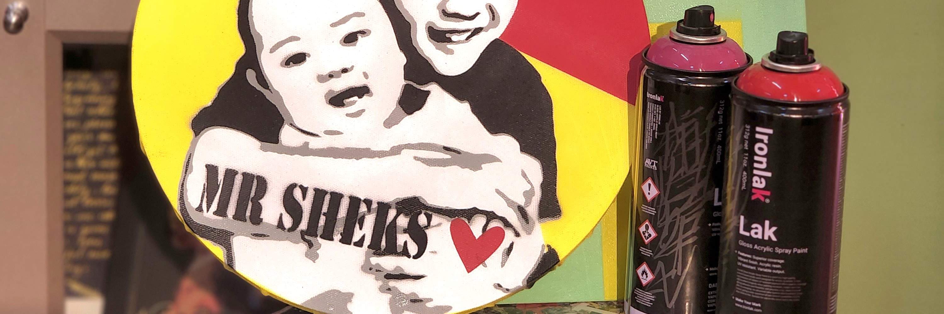 Popduction - Exclusive PopArt portrait spray painting experience workshop (parent-child) | Kwai Hing