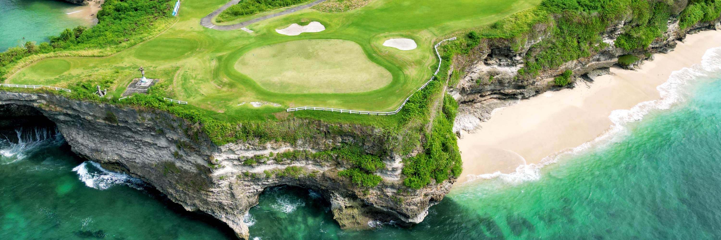aerial view of new kuta golf