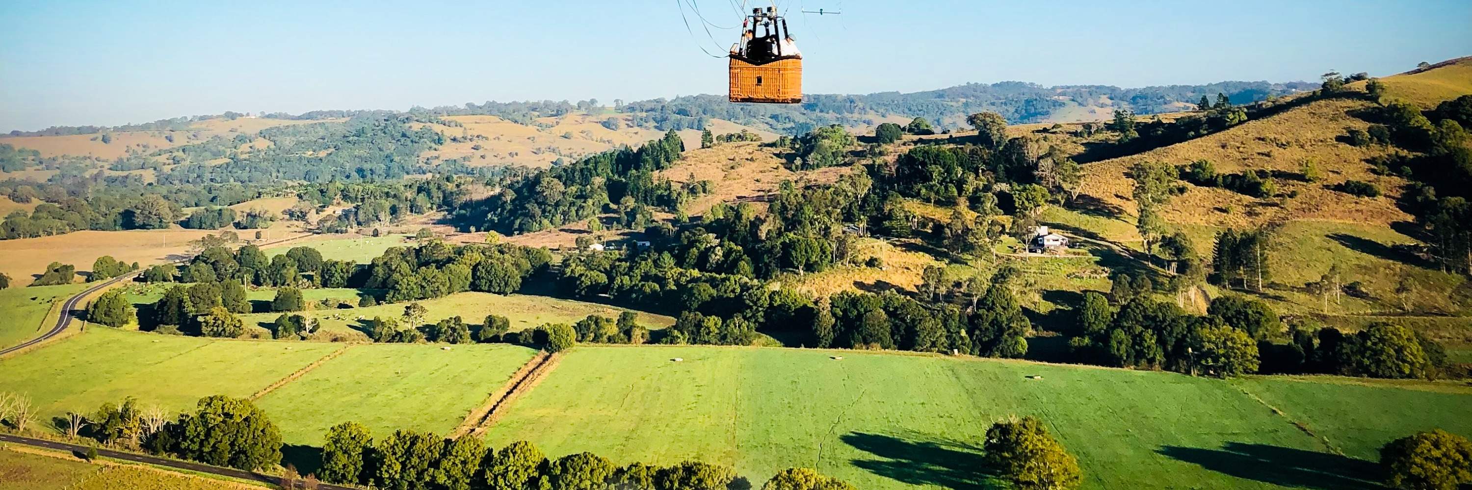 khinh khí cầu Byron Bay