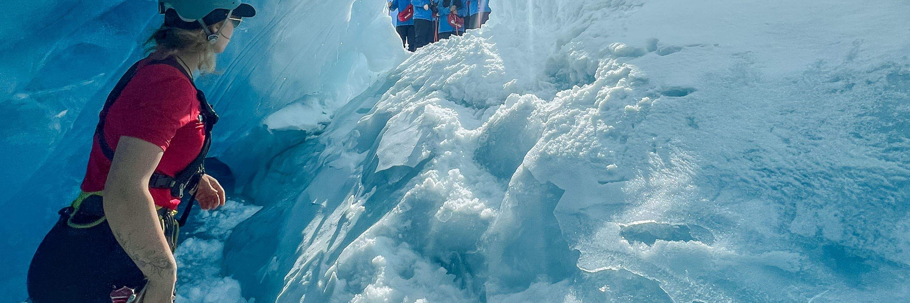 Excursión en helicóptero y senderismo en el glaciar Franz Josef 