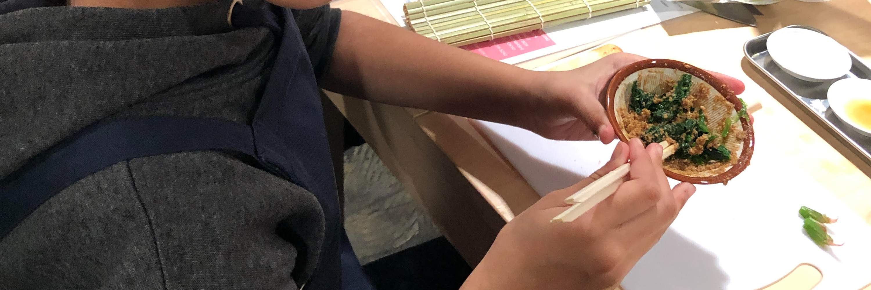 Espinacas con sésamo