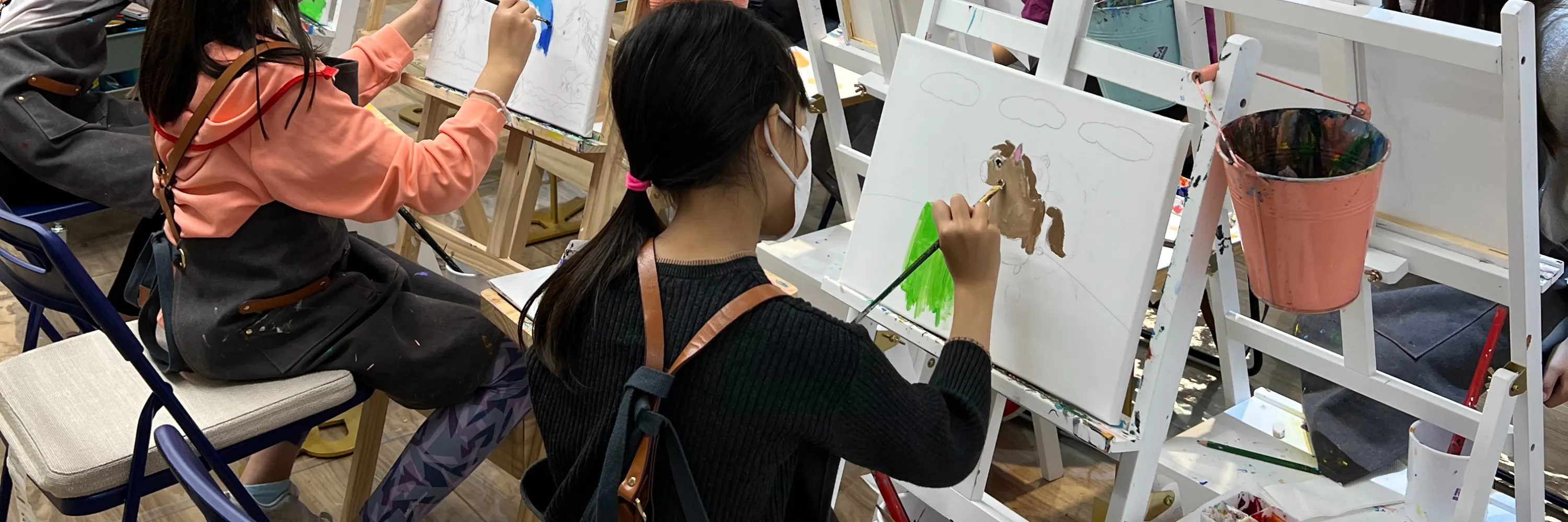 Rica Art Space - 压克力艺术创作坊｜肌理绘画工作坊｜Art & Wine｜湾仔