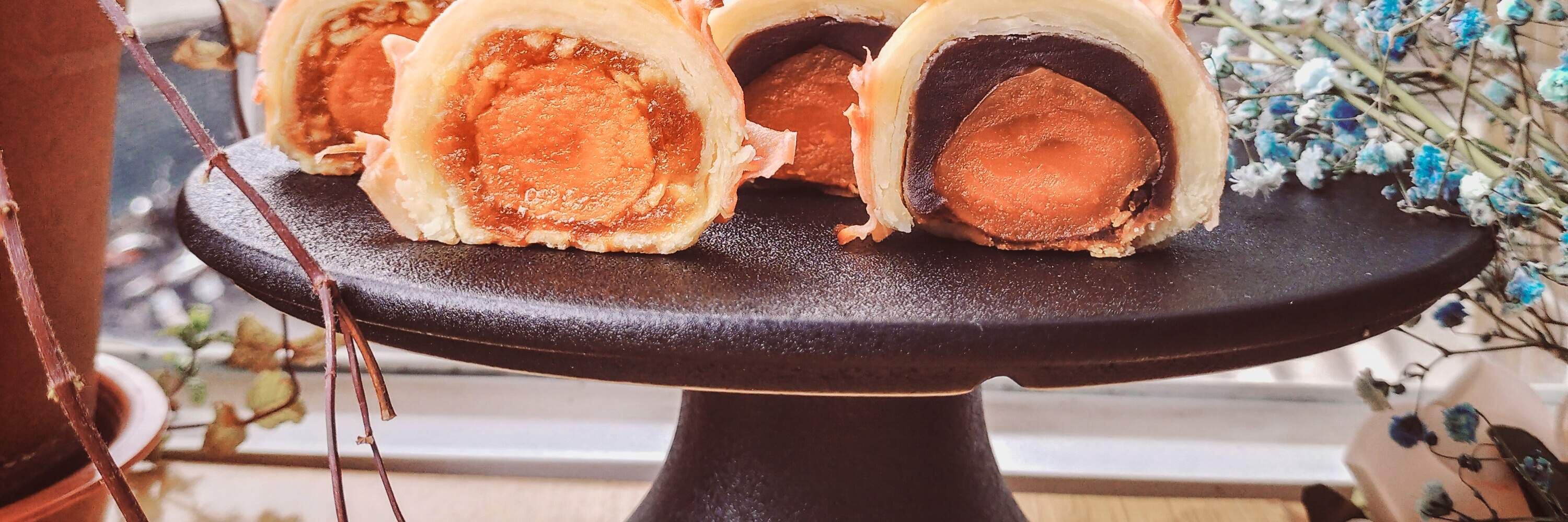 Pastri Telur Masin Epal Mawar