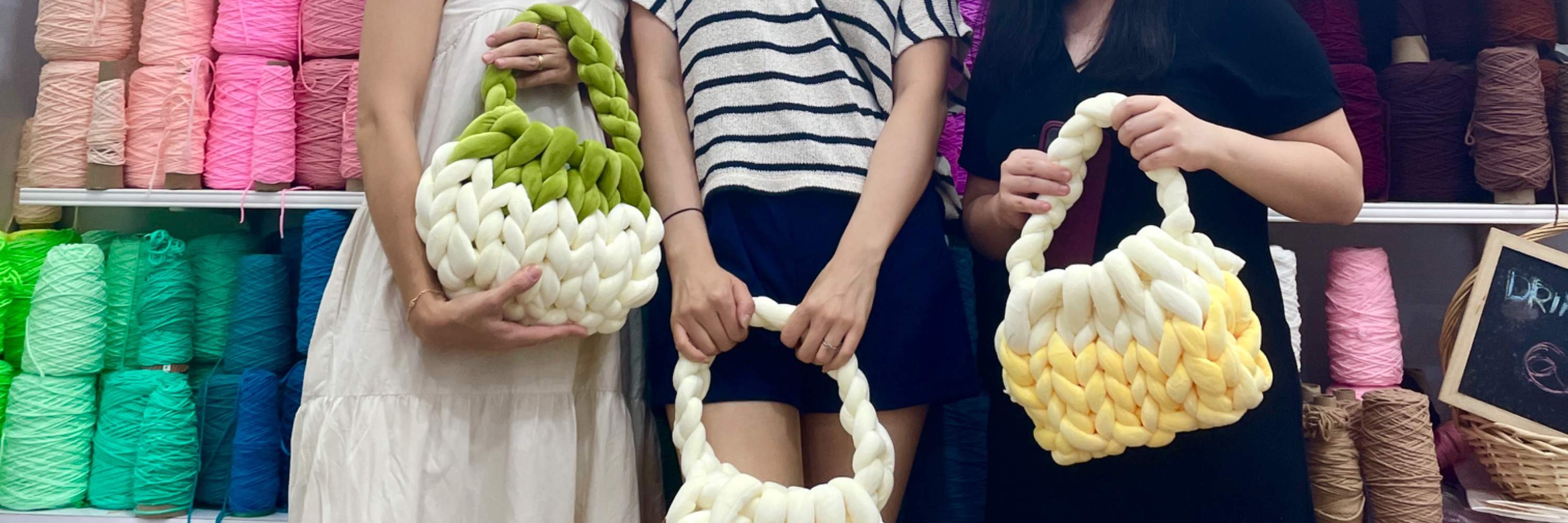 Taller de Bolsos de Terciopelo Tejidos a Mano en Singapur