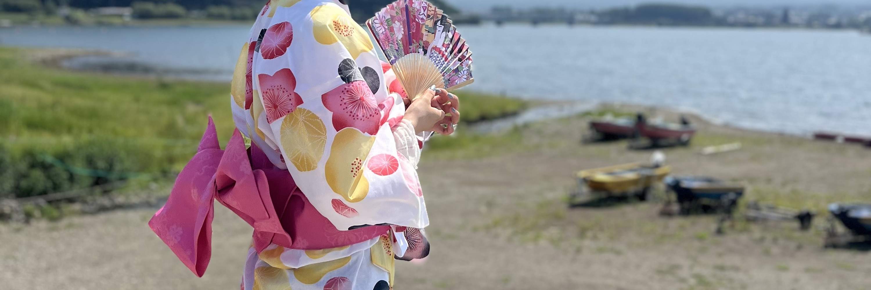 후지산 가와구치코 유카타 대여 체험