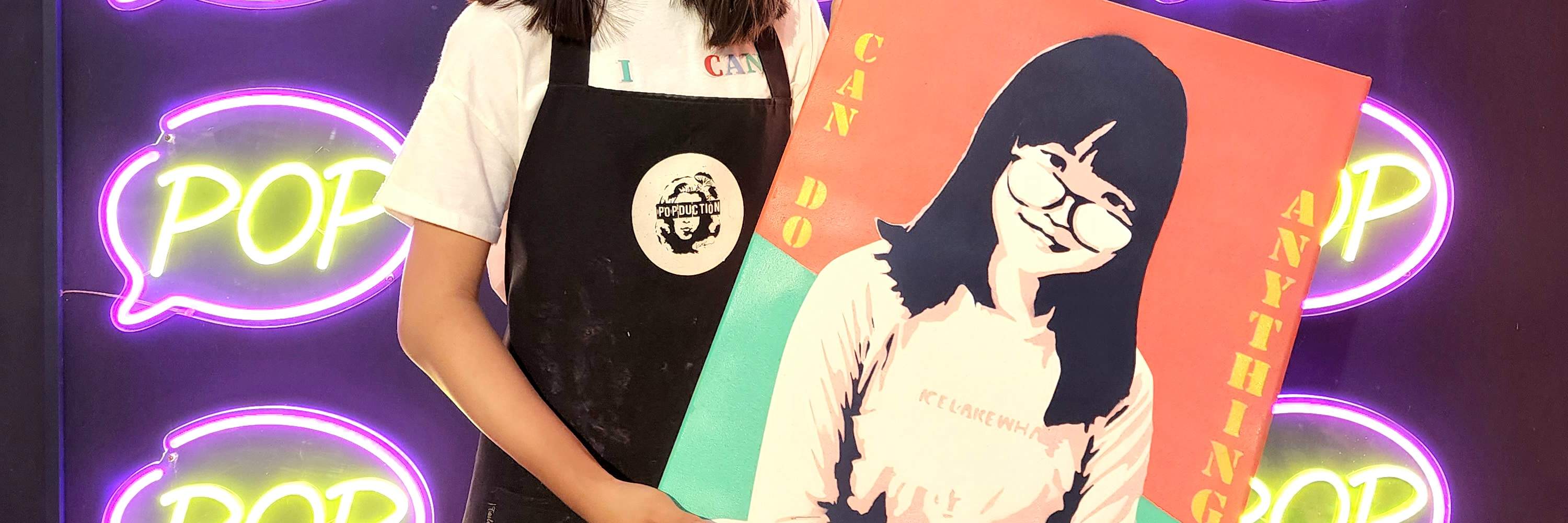Popduction Exclusive PopArt portrait spray painting experience
