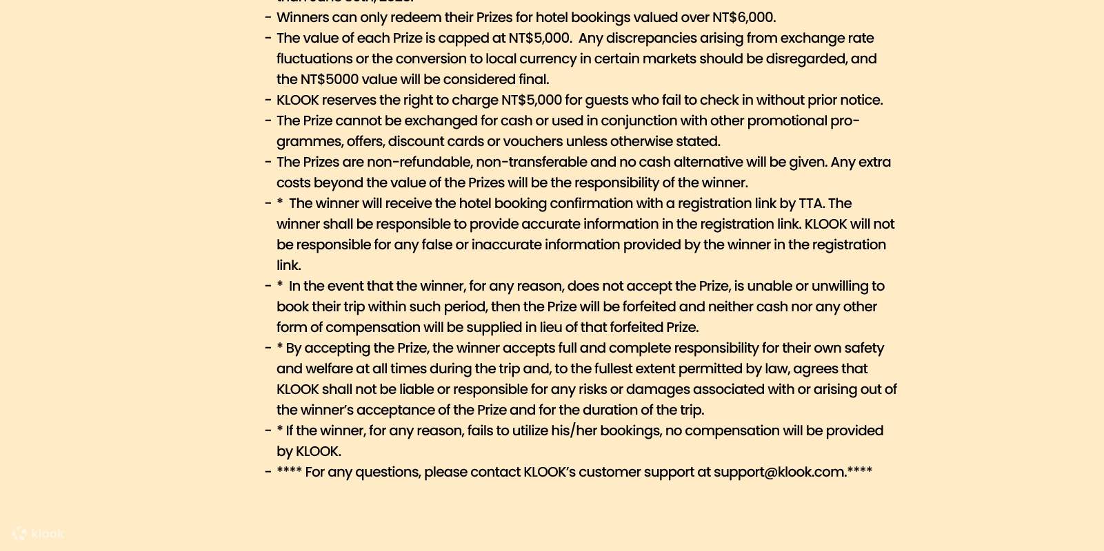 Chance to Win NT$5,000 Taiwan Accommodation Vouchers | Taiwan Tourism  Giveaway! - Klook Singapore