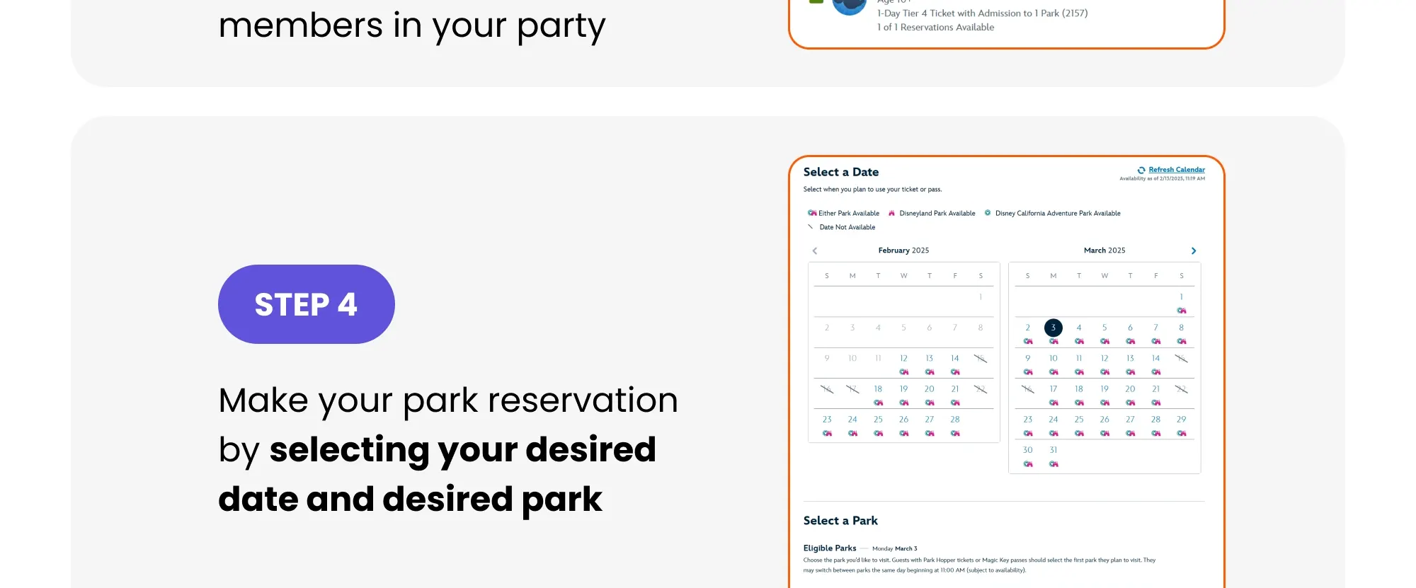 Disneyland California Tickets - how to make park reservation