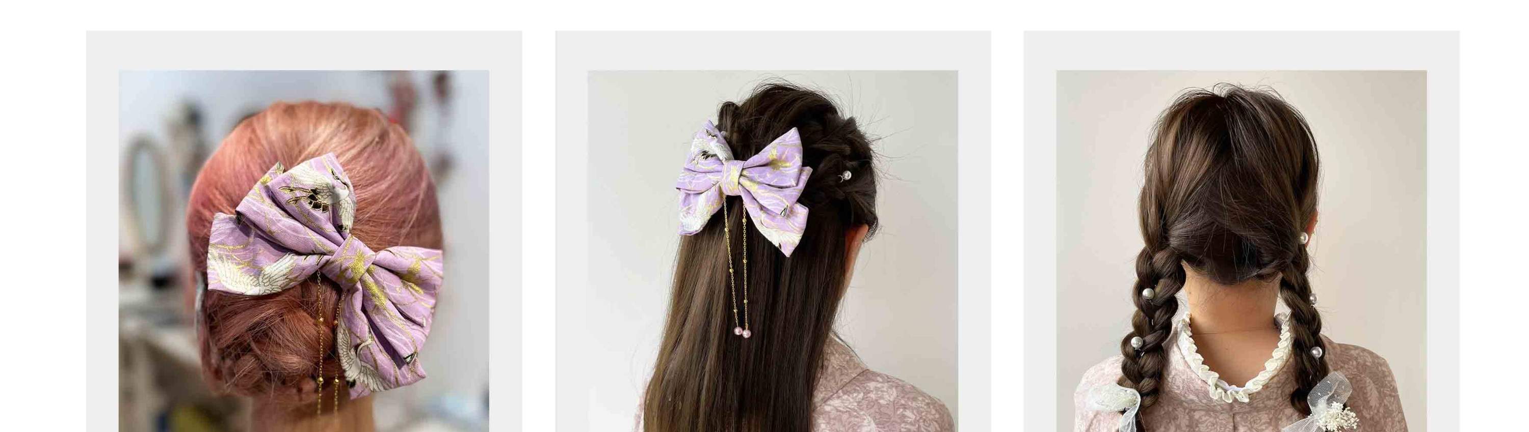 Coiffure pour kimono