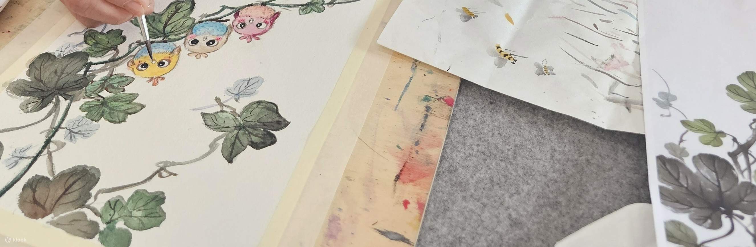 挥洒创意，体验传统水墨画