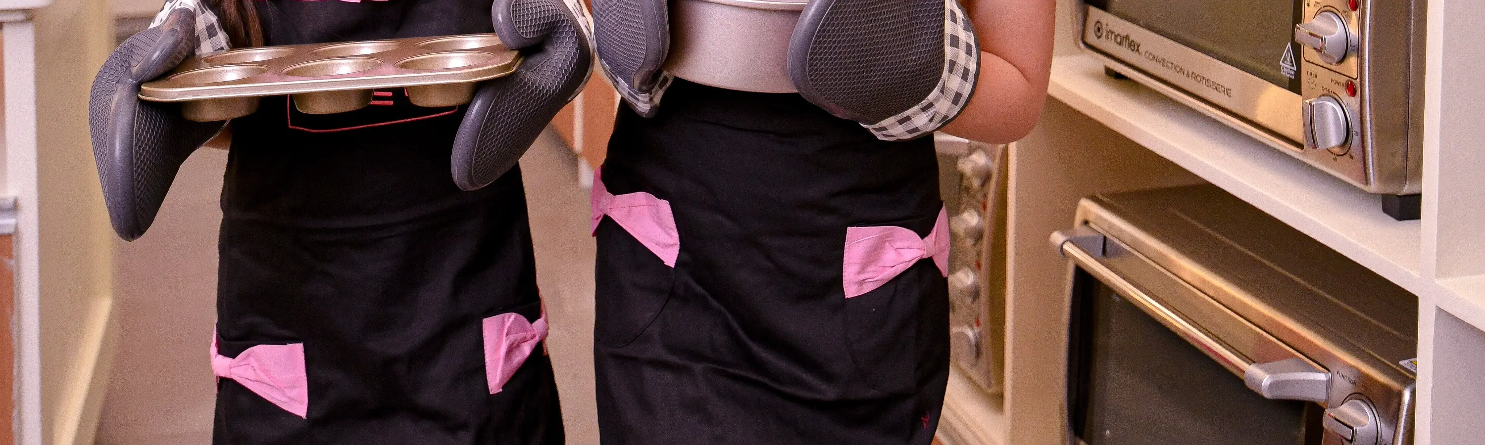 女孩烘烤