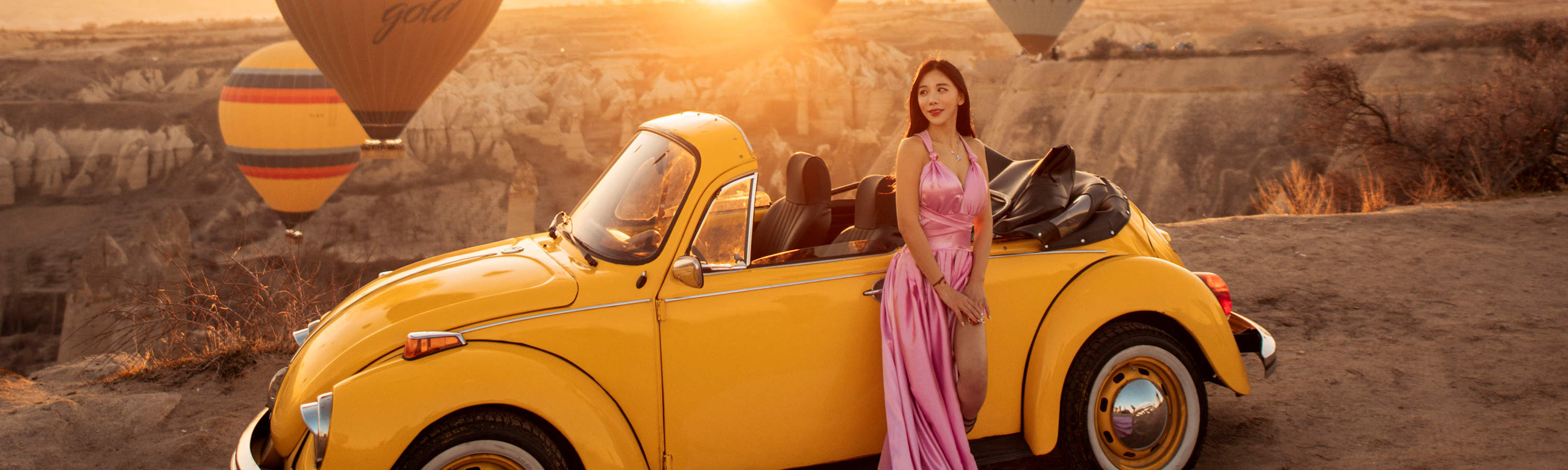 緞面優雅地擺動，每一張照片都找到完美的平衡點