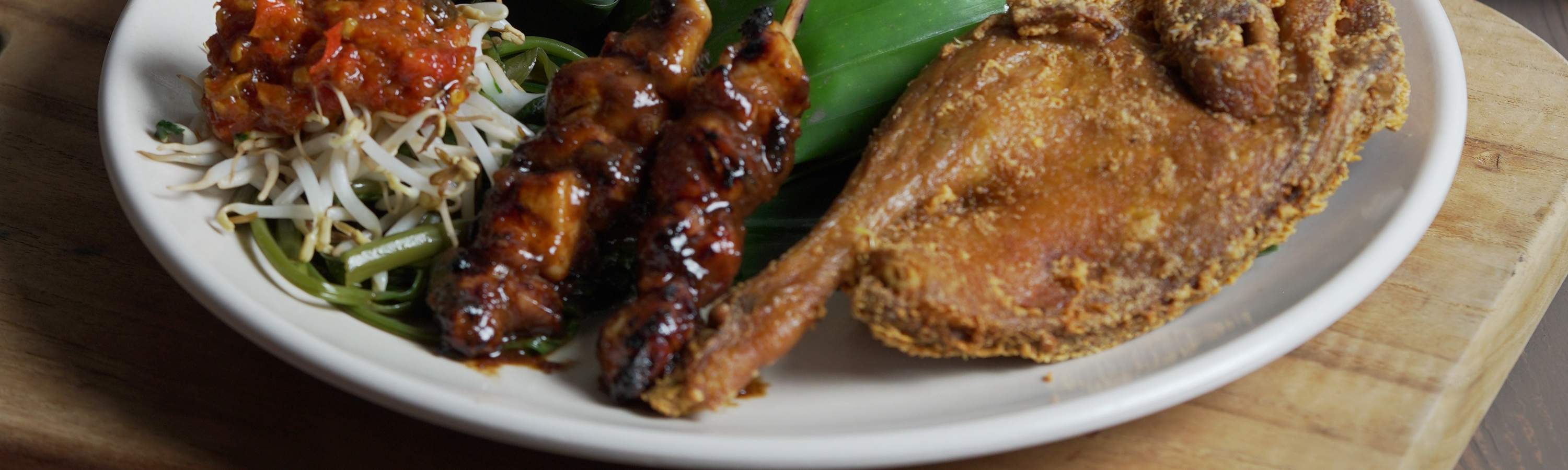 Menu vegetariano al Bale Udang Mang Engking a Kuta e Ubud