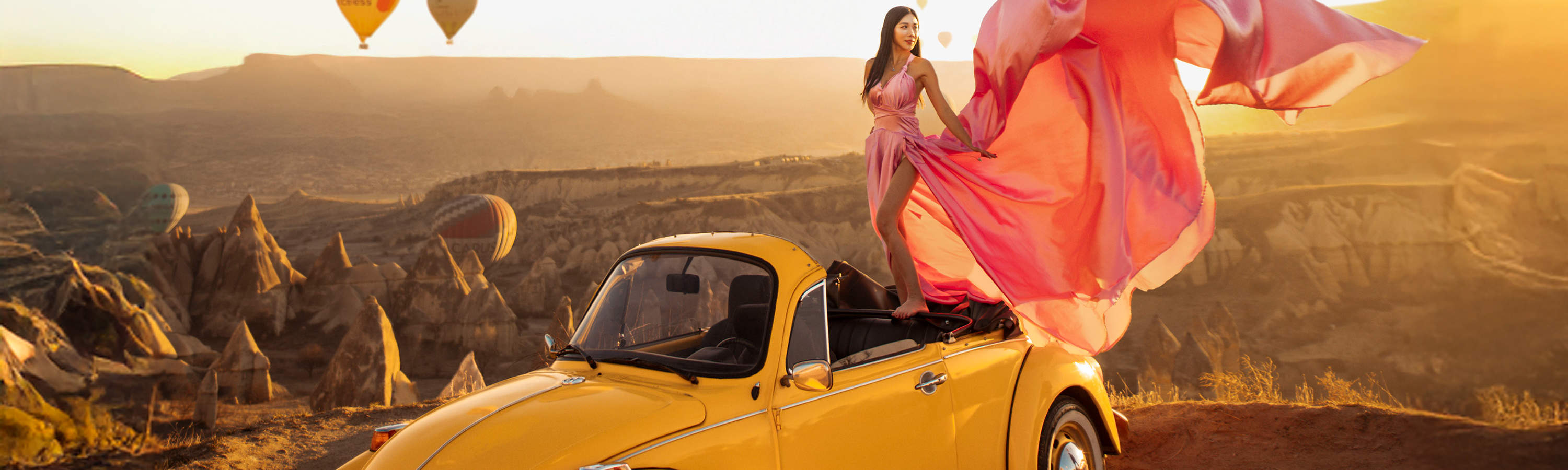 Lumière douce et satin fluide s'unissent pour des souvenirs photo inoubliables