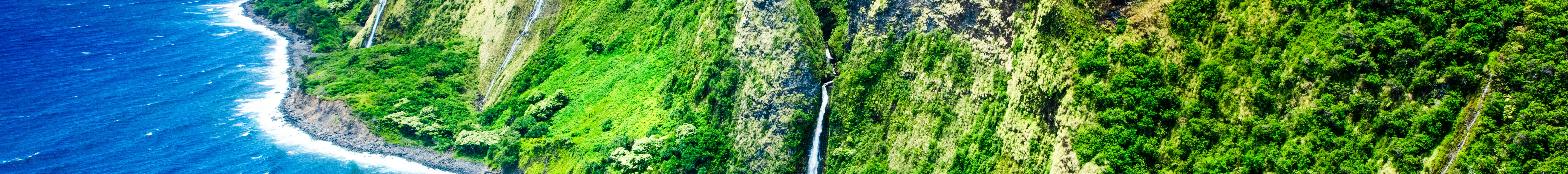 科哈拉海岸火山瀑布 - 90 分钟直升机之旅 - 开门/关门