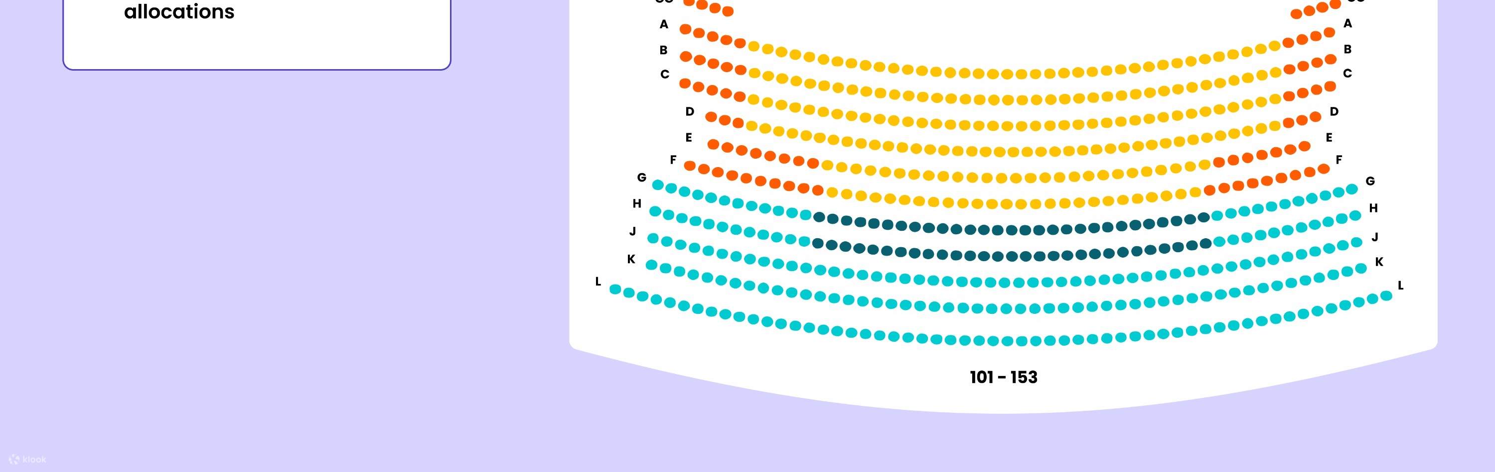 Plan de salle du Théâtre Minskoff
