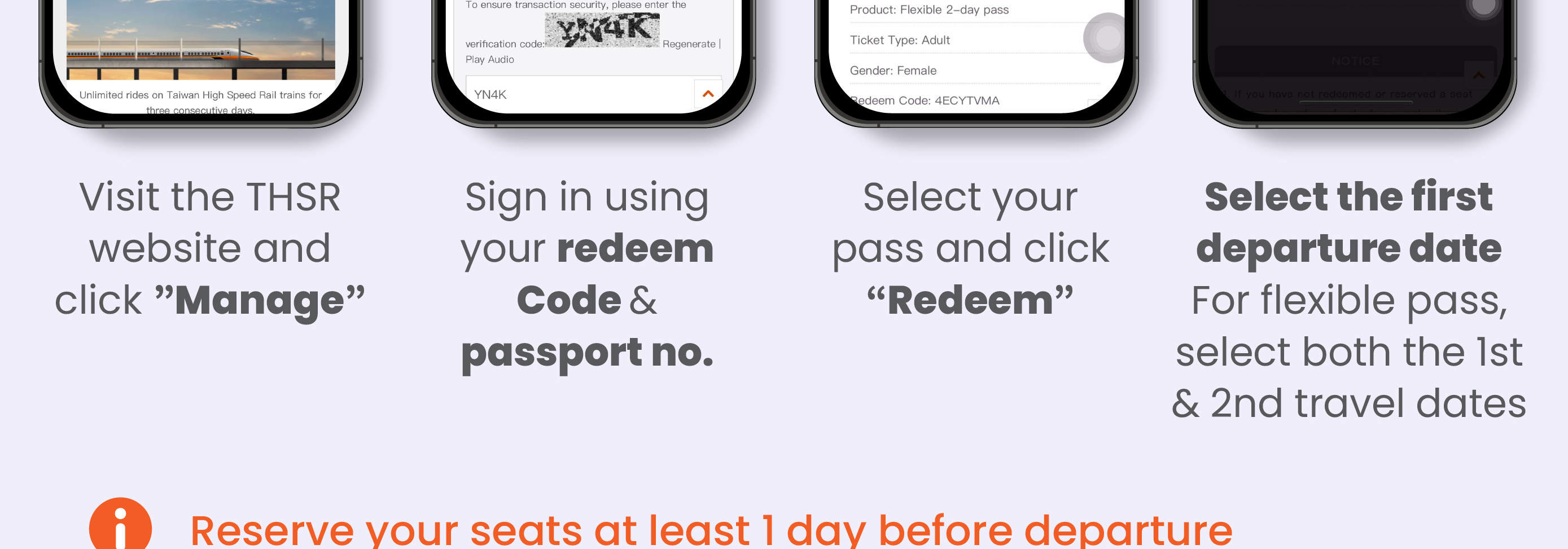 Vé Tàu cao tốc Đài Loan