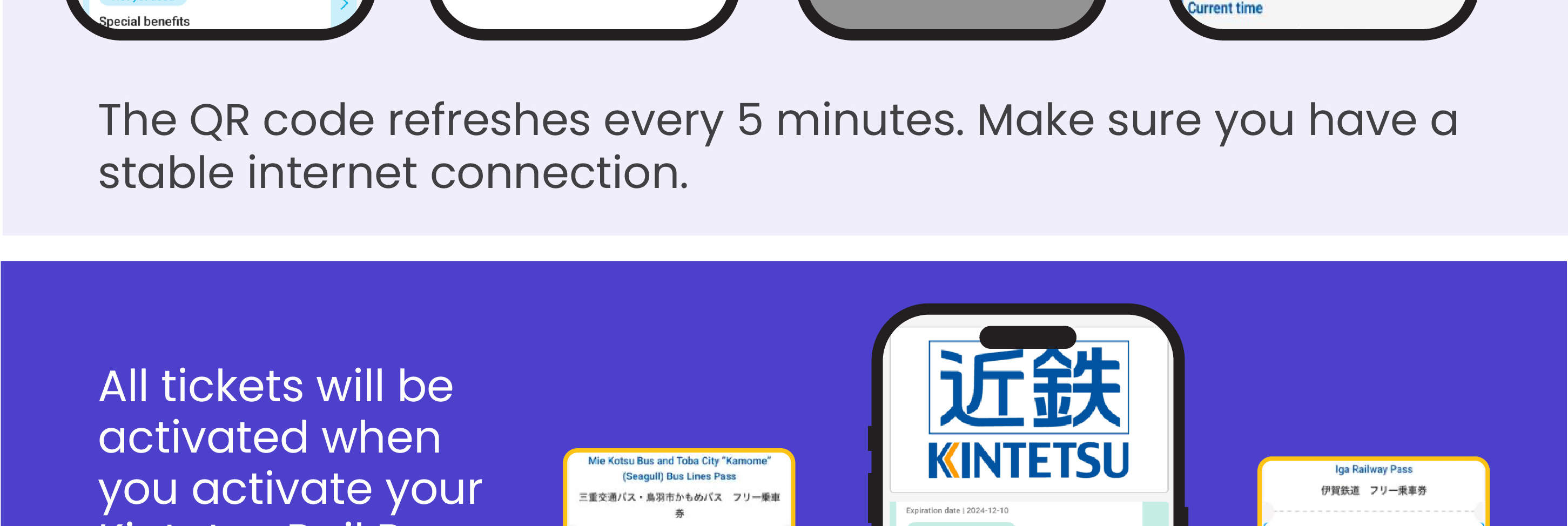 Guía paso a paso para activar el billete digital Kintetsu Rail Pass