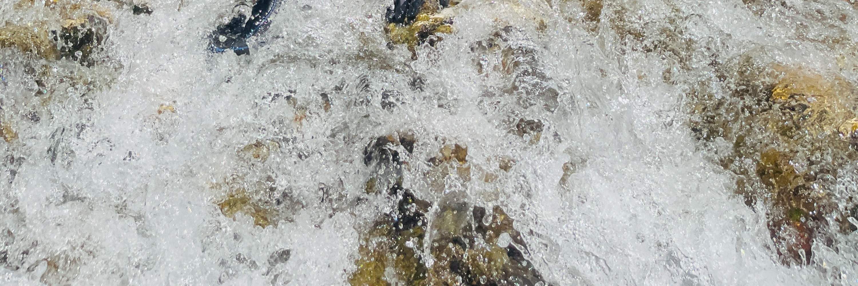 Hualien: Sanzhan Beixi River Tracing Experience/includes waterfall climbing, diving, and aboriginal style meal