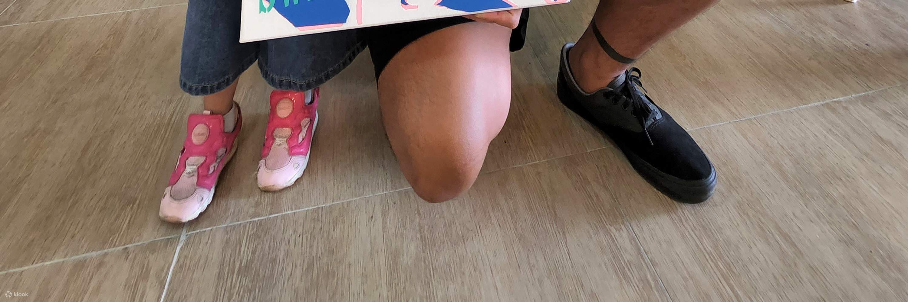 Popduction - Bengkel pengalaman melukis semburan potret PopArt Eksklusif (ibu bapa-anak) | Kwai Hing