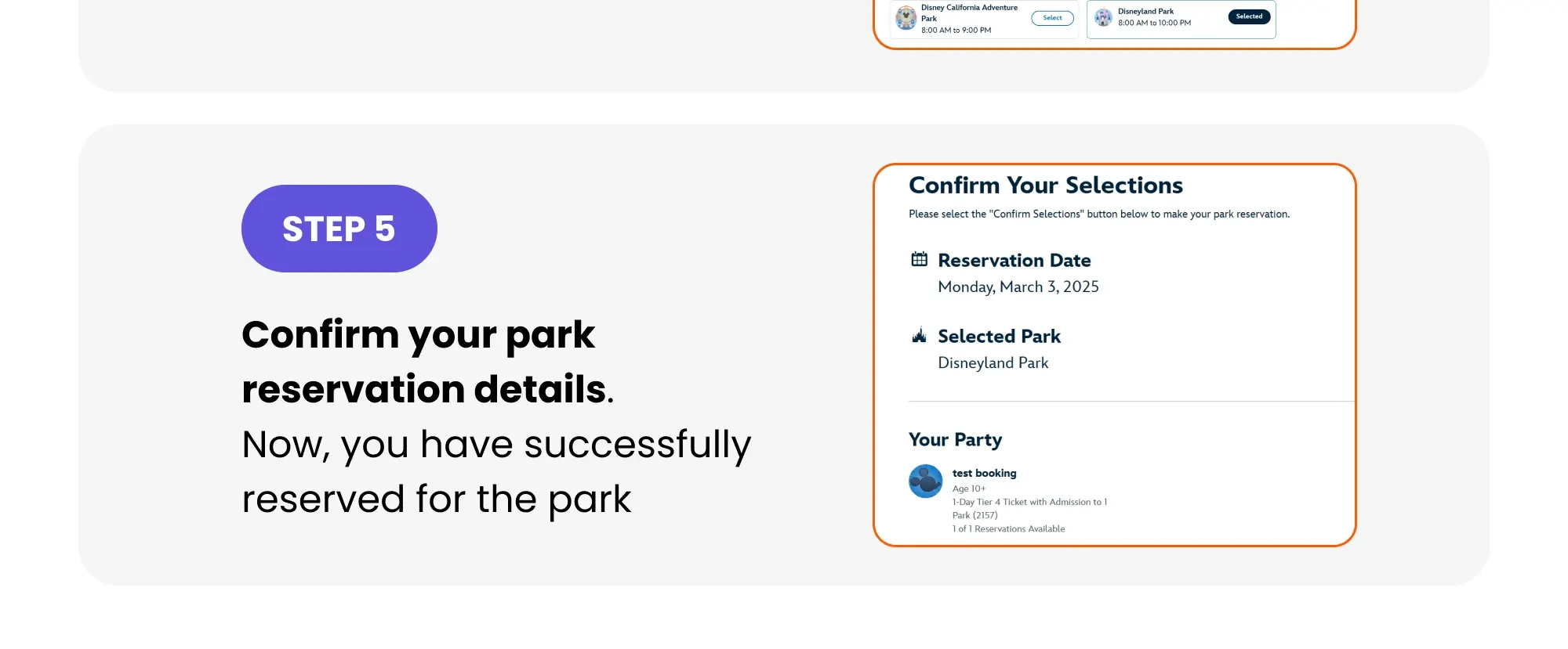 Disneyland California Tickets - how to make park reservation