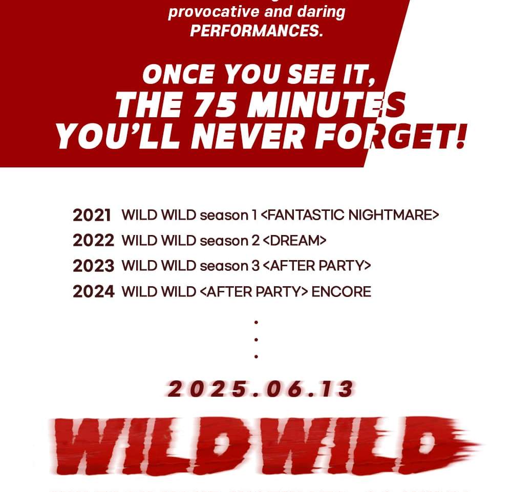 Tiket Seoul Muzikal Wild Wild After Party