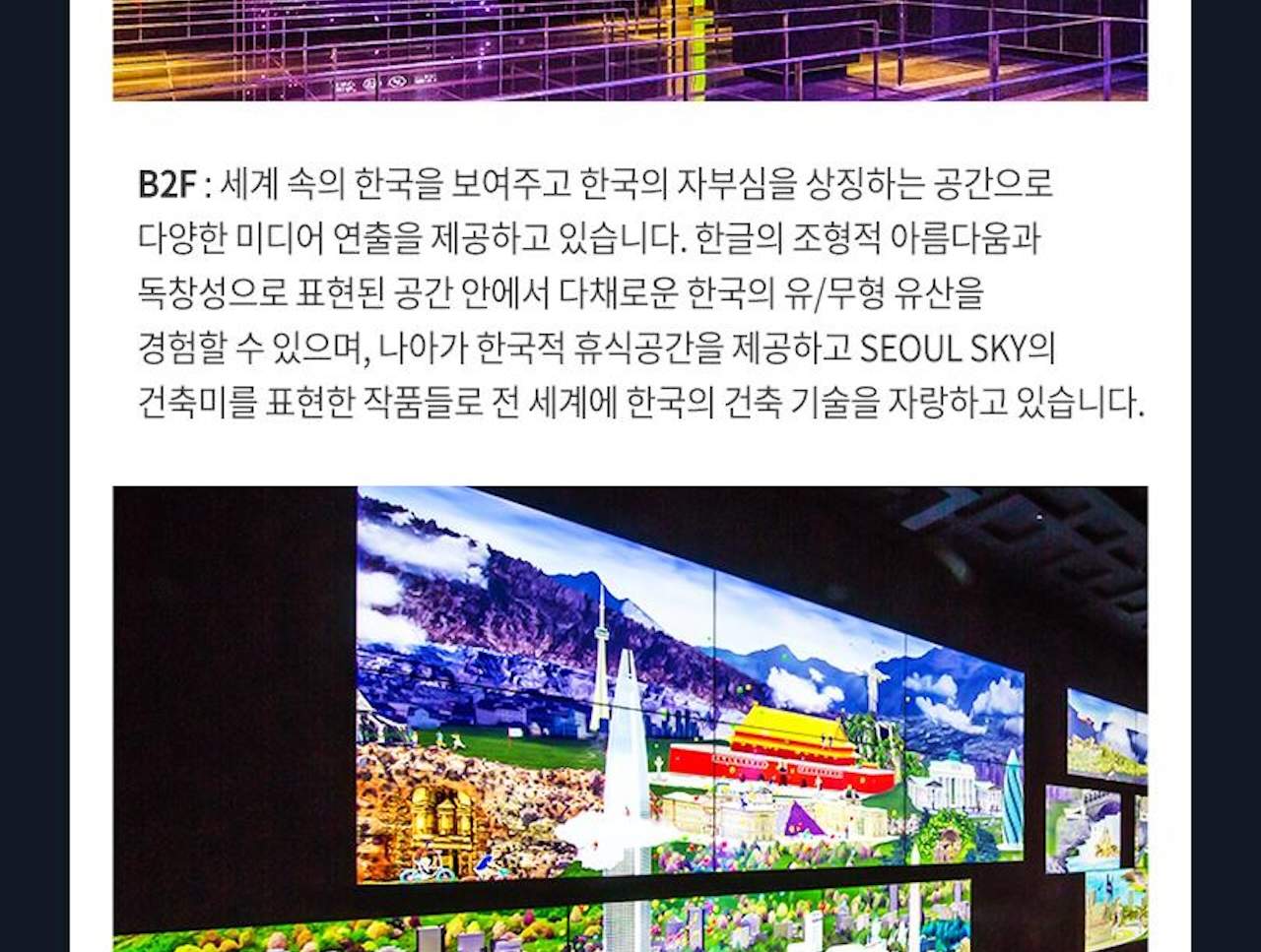 롯데월드타워 서울스카이 전망대 입장권