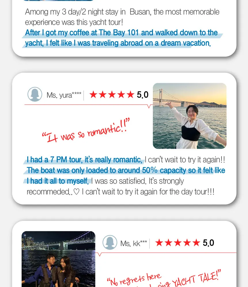 釜山游艇之旅 The Bay 101 公共游艇故事