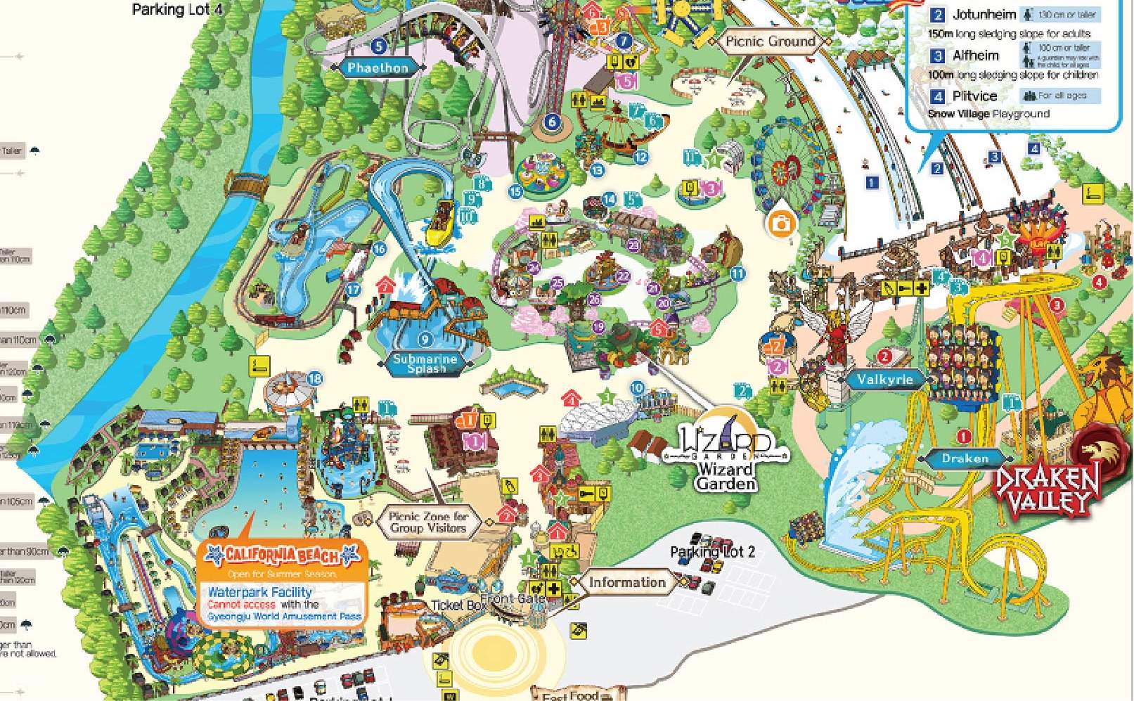 Gyeongju attractions map - Touristvisitorguides.com