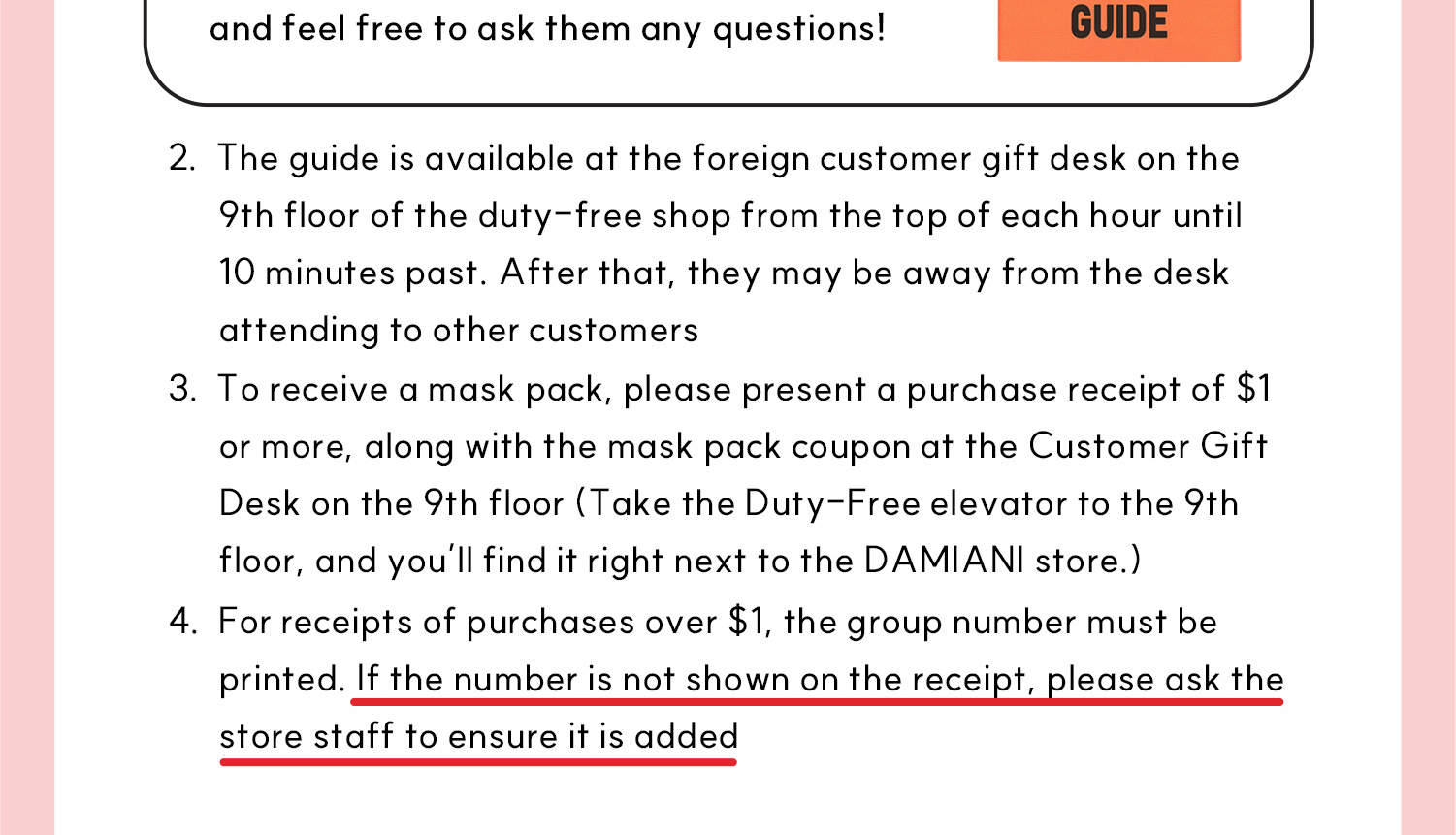 Gangnam pass- Free gift and Special Vouchers with Shopping Guide