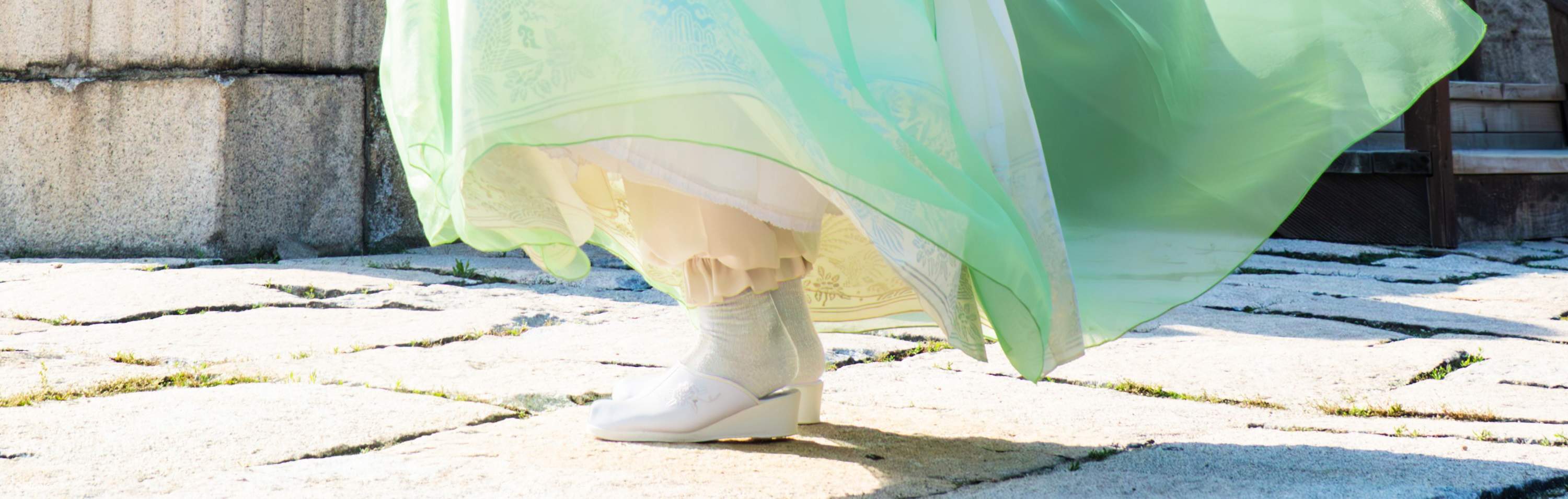 Seoul : Sesi fotografi Hanbok di Istana