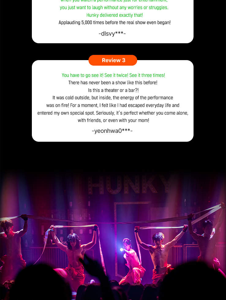 Seoul Musical HUNKY SHOW Tickets