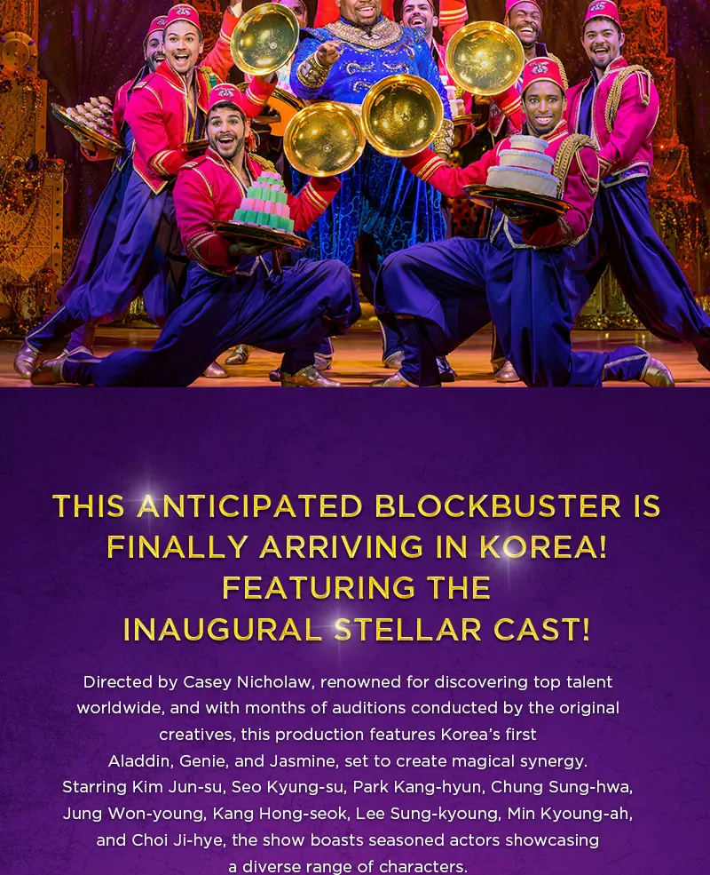 ALADDIN The Musical Ticket in Seoul