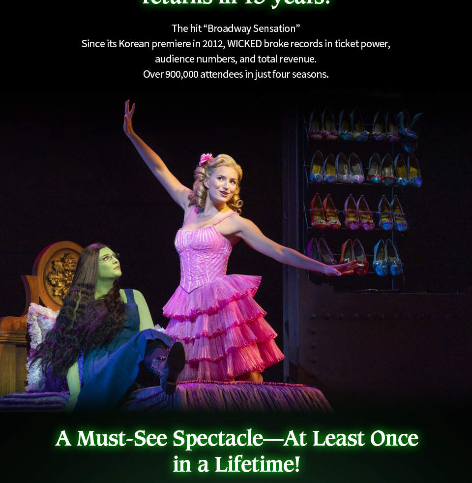 Wicked Riyadh WICKED The Musical Ticket in Daegu - Klook Philippines