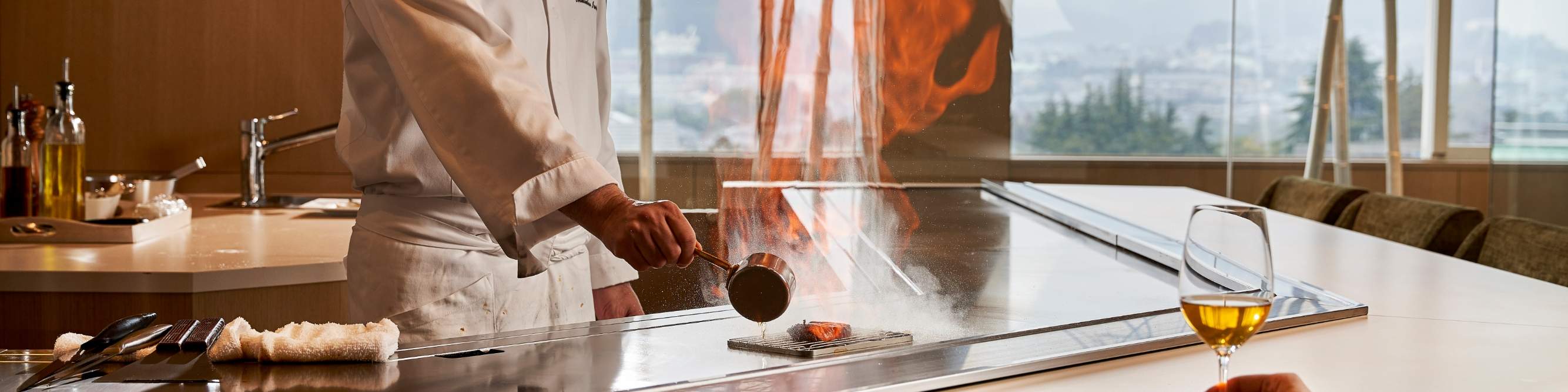 Dominique Bouchet Kyoto Le Teppanyaki Teppanyaki - Kyoto Higashiyama