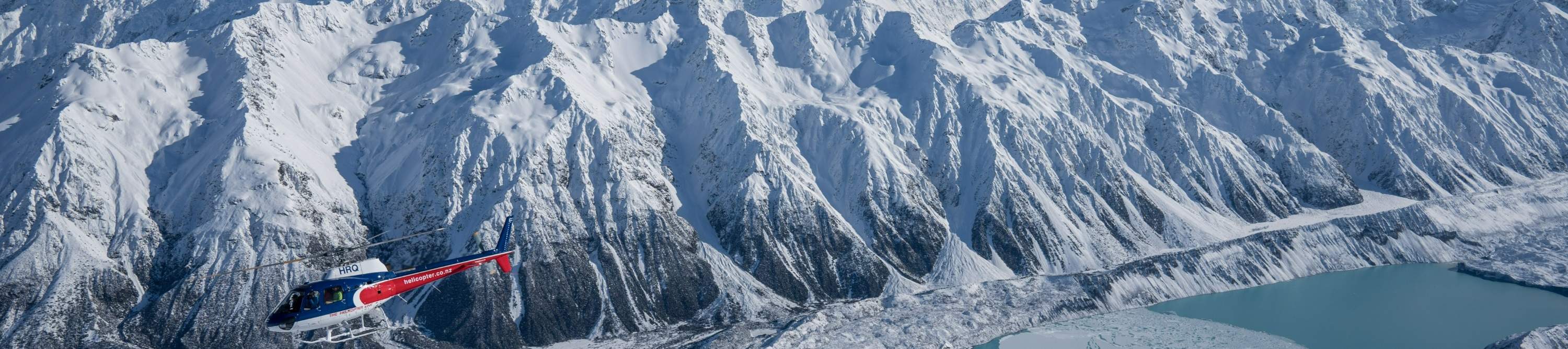 ธารน้ำแข็งฮอคสเต็ตเตอร์ บนยอดเขา Aoraki/ เมาท์คุก