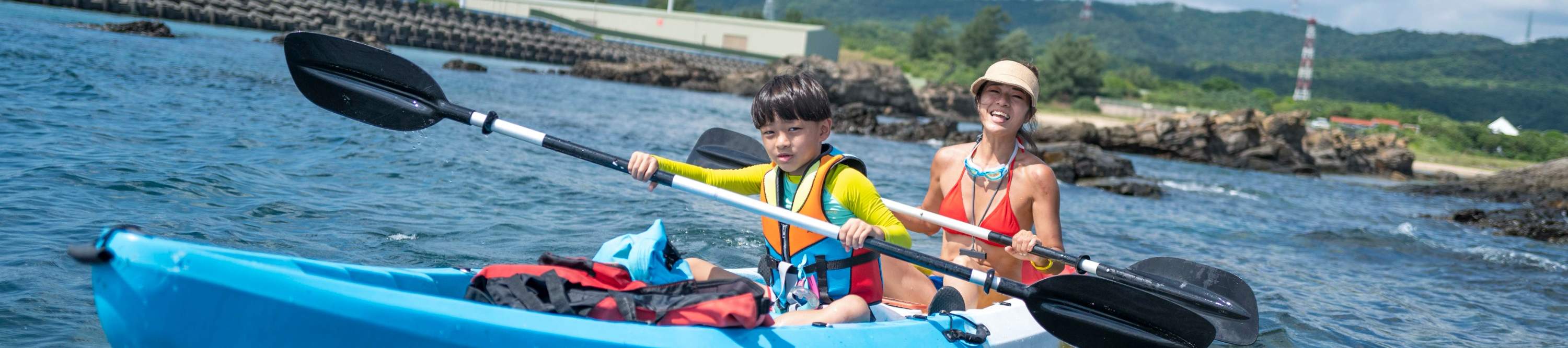 New Taipei Gongliao: Pulau Jin-Gin Au-Ti - Sea Island Boat Log - SUP / Kanu / Snorkeling / Fotografi Lensa Tunggal