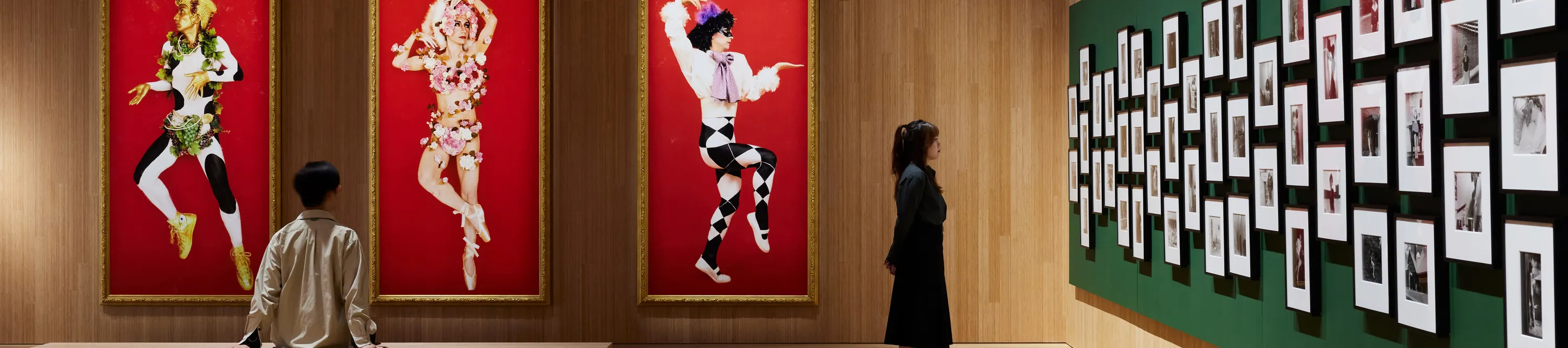 Installation view of ‘Yasumasa Morimura and Cindy Sherman: Masquerades’, 2024. Photo: Wilson Lam. Image
courtesy of M+, Hong Kong