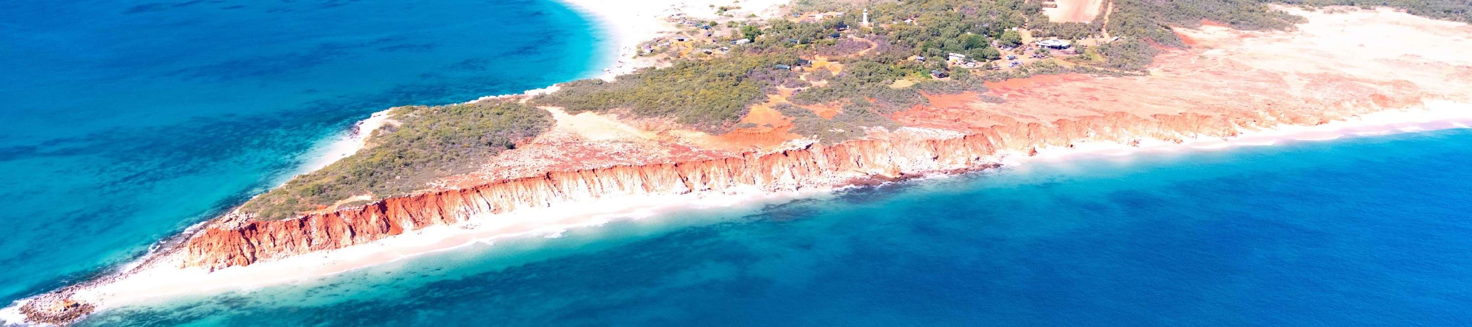 布魯姆和金伯利飛行之旅，含水平瀑布