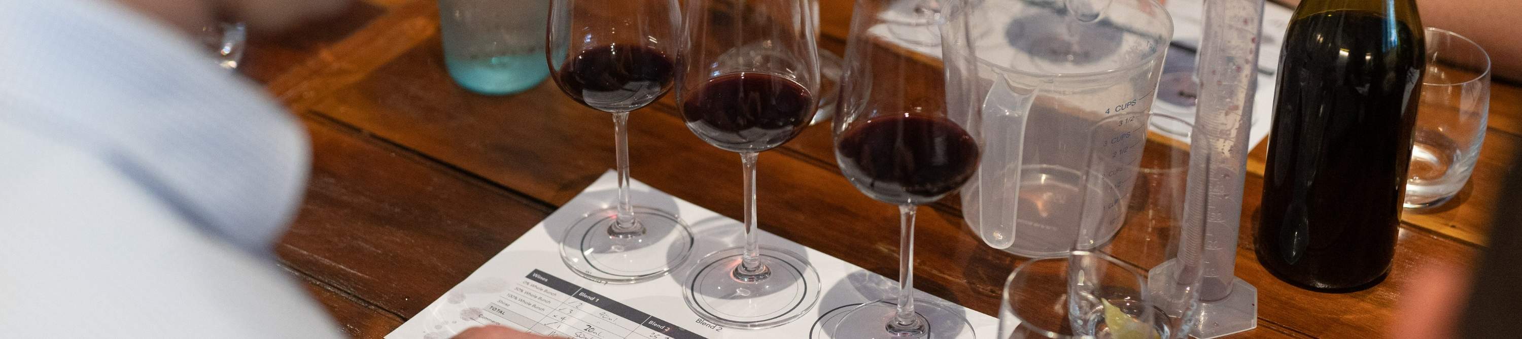 Laboratorio di assemblaggio del vino