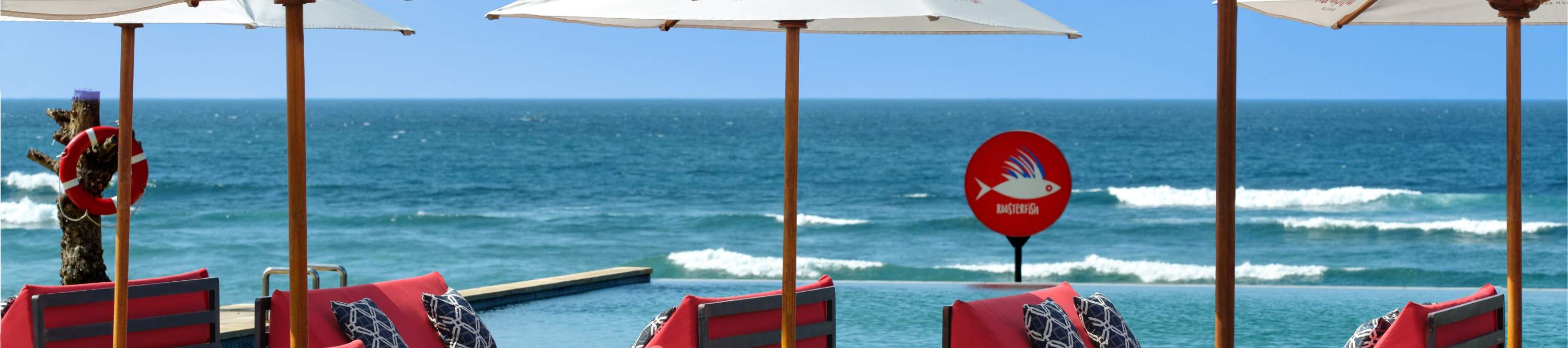 Roosterfish beach club bali pantai pandawa kuta selatan