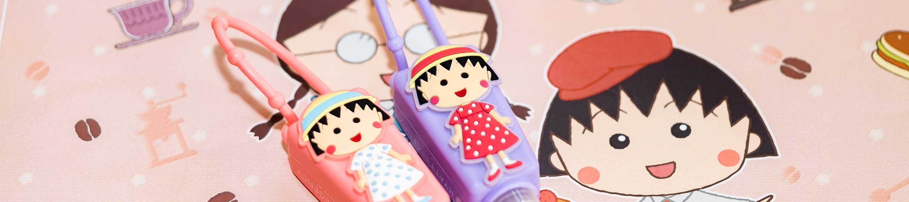 Chibi Maruko-chan themed sanitizers