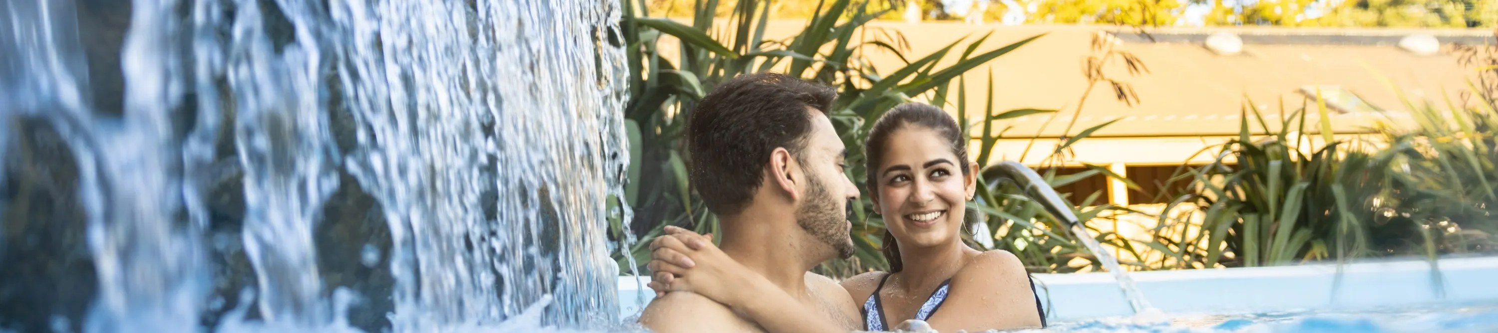 Couple enjoy relax day