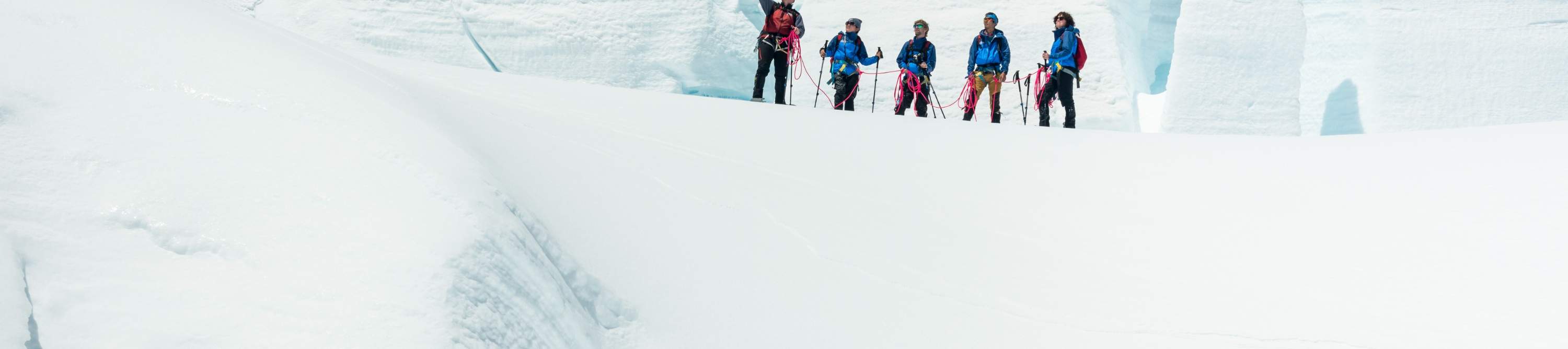glacial formations on hike