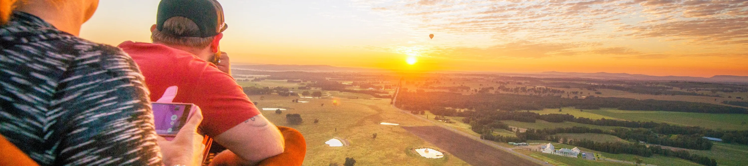 hot air balloon hunter valley