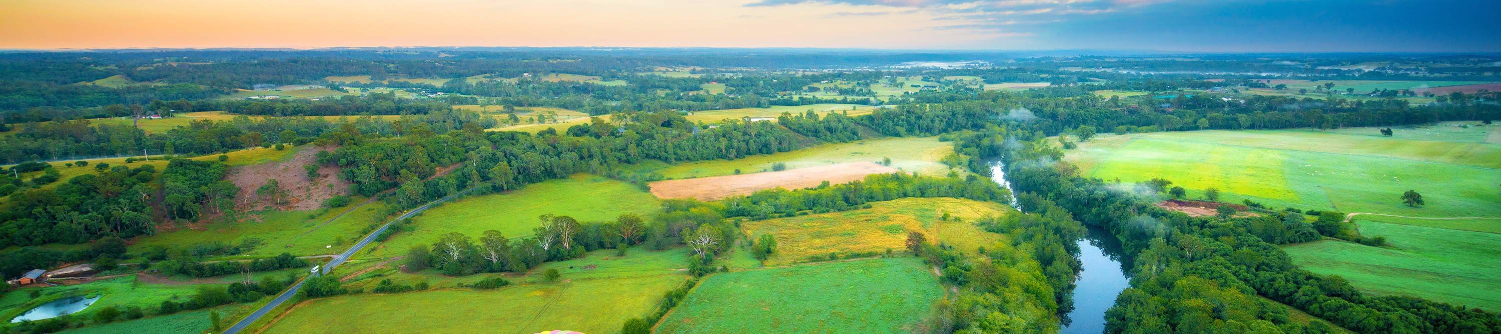 캠든 밸리 일출 열기구 비행 체험